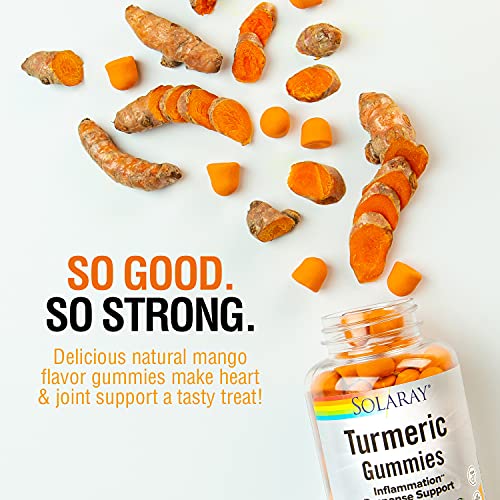 Solaray Turmeric Gummies w/Ginger Healthy Heart & Inflammation
