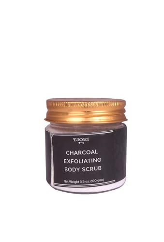 Tjori Charcoal Exfoliating Body Scrub, 100 g