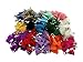 PAMIR TONG 200pcs Mini Tiny Tassels for Earring with Silver Jump Ring 13mm(1/2'') Short Cotton Thread Tassels for Bracelet Assortment Handmade Craft Tassels for DIY Jewelry Necklace Making Accessorie