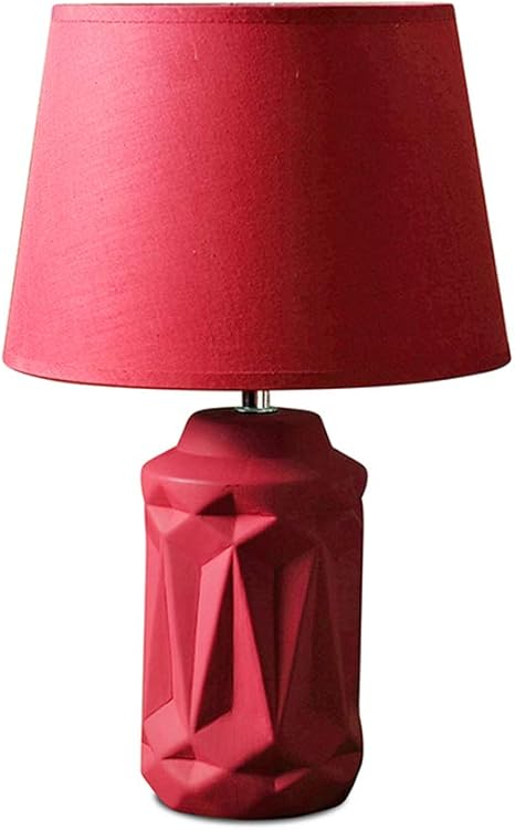 table lamps red