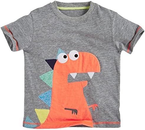 Soda Park Boys Short Sleeve Funny Monster Graphic T Shirt(4T)