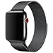 GEOTEL Apple Watch Accessories Milanese Loop Stainless Steel iWatch Band for Apple Watch Series 3 Series 2 Series 1 Sport&Edition with Magnet Lock(42mm-Black)