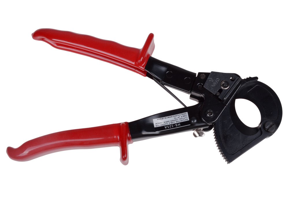 TMS Heavy Duty Aluminum Copper Ratchet Cable Cutter Cut up to 240mm²