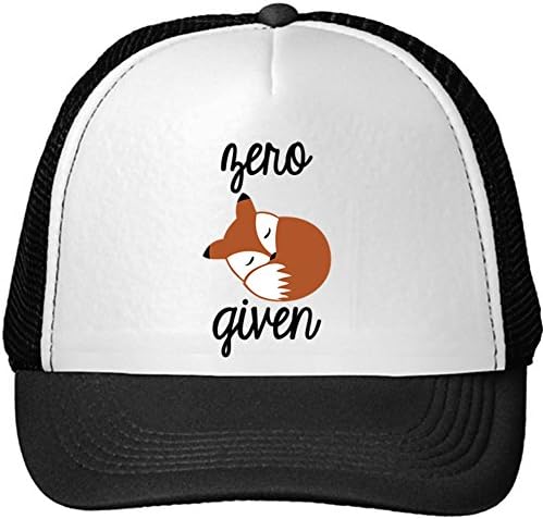 Kimfit Unisex Zero Fox Given Trucker Hats (One Size, Black)