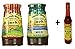 Walkerswood Jamaican Jerk Seasoning Mixed Pack - 10 Oz Each Mild, Hot & Spicy+Bonus Firestick Hot Pepper Sauce 3.38 oz & Bonus Irie Traders Recipe eBook