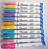Set of 11 Sharpie Paint Pen Markers Pastel and Glitter Extra Fine Point Water Base