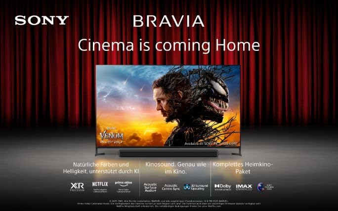 BRAVIA 3 - Direct LED 75 Zoll Fernseher (K75S32), X-Balanced Speaker, Dolby Vision/Atmos, IMAX Enhanced, Google TV (2025), Google Cast, Apple AirPlay 2, Eco Dashboard 2, Game Menu 2, Smart TV