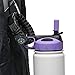 MORLA Straw Lid/Cap for Hydro Flask Wide Mouth Sports Water Bottle with Paracord Handle.(Purple/Black)