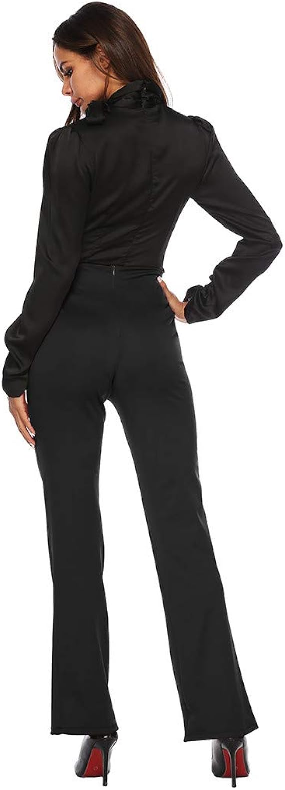 high waisted double breasted pants