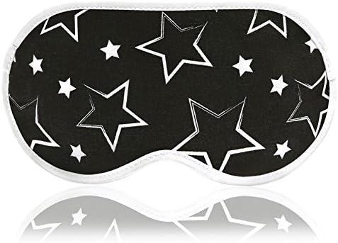 Sleeping Mask Star - Natural Soft &amp; Comfortable Cotton Blindfold - Ultra Lightweight Starry Eye Mask - Best for Deep Healthy Sleep Camping Travel Meditation Nap &amp; REM