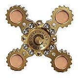 NEW 2017 ORIGINAL DRAGON SPINNER 4 Winged Brass Hand Fidget Spinner Toy EDC Luxury Helps You Focus And Reduce Stress SPINS UP TO 6 MINUTES!