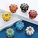 Sytian® 7pcs Multicolor Candy Color Baby Kid's Children's Furniture Drawer Handles Decorative Pumpkin Ceramic Door Cabinet Drawer Knobs Pull Handles Creative Cupboard Handle Pull Knobs with Screw