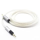 Youkamoo 3.5mm 8 Core Silver Plated Braided