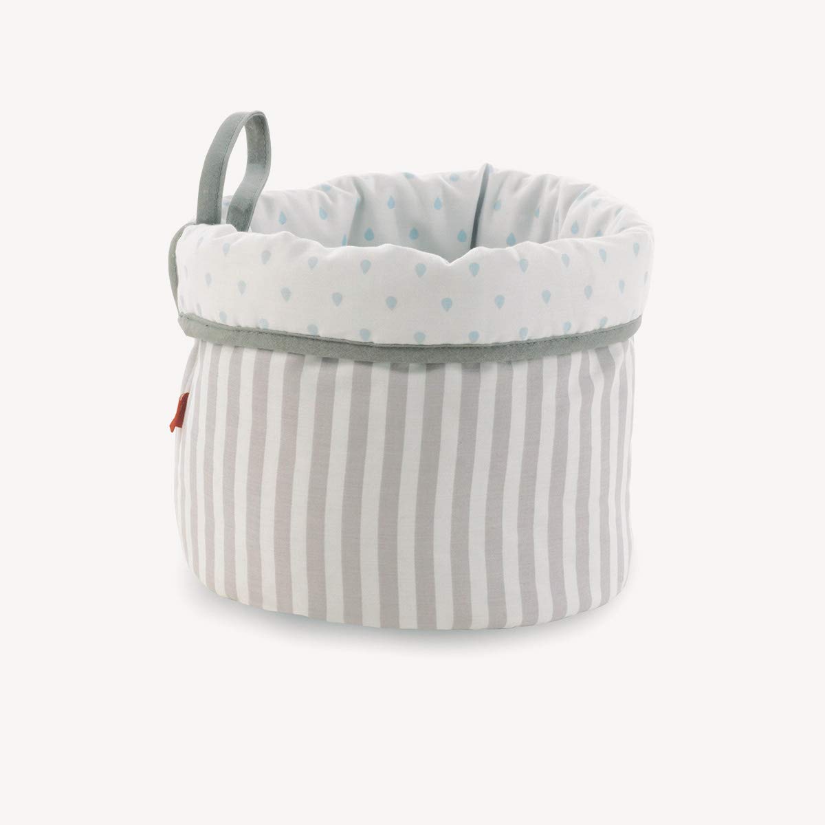 Round Basket 21X17 Cm Be Rain Blue