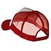 e4Hats.com Big Foam Mesh Truck Cap - White Red OSFM