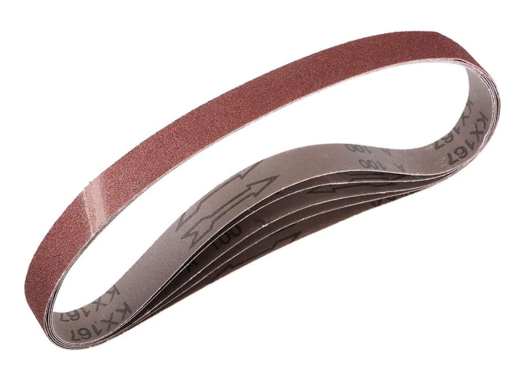MACHSWON 1 x 30 Inch Aluminum Oxide Sandpaper Belts for Portable Strip Sander Wood Abrasive Paper 1000 Grit 3pcs