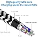 TNSO MFi Certified Phone Cable 5Pack 3FT 3FT 6FT 6FT 10FT Nylon Braided USB Charging & Syncing Cord Compatible with Phone Charger Xs max/X Phone 8 8 Plus 7 7 Plus 6s 6s Plus 6 6 Plus (Black&White)