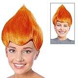 Troll Anger Wig Orange Troll Doll Costume Orange Troll Wig Orange Troll Hair Wig