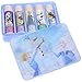 Townley Girl Frozen Sparkly Lip Balm For Girls, 5 pack with Decorative Tin