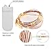 Pack of 6 Pcs Fairy Lights Battery Operated String Lights with 20 Micro LEDs 7.2ft Firefly Lights Copper Wire LED Lights Starry String Lights for Christmas Party Centerpiece Decor Warm White