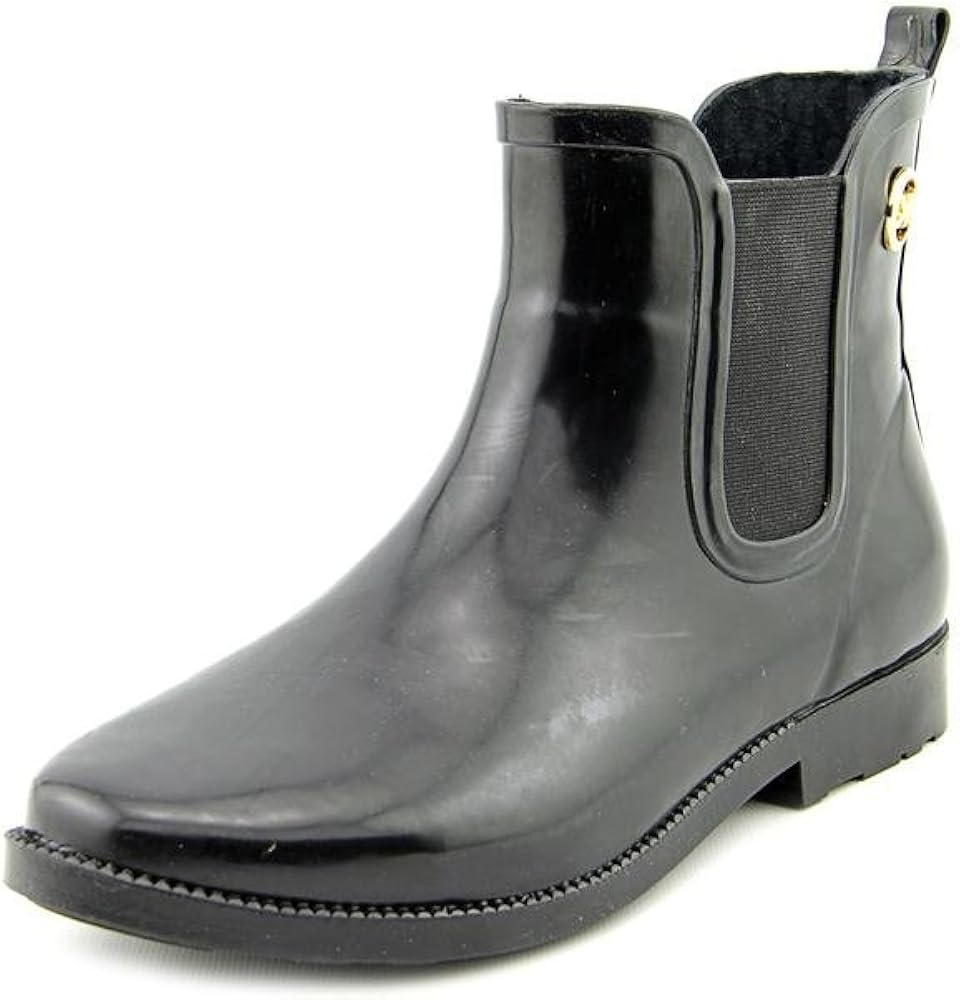 michael kors black rubber boots
