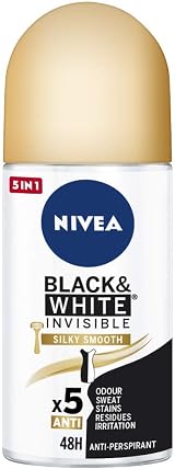Nivea Black & White Invisible Silky Smooth Deodorant 6 x 50ml 300ml view 2