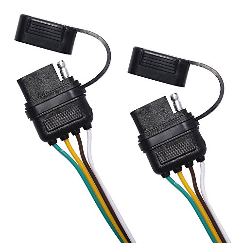 MICTUNING Universal 4 Way Flat Y-Splitter Plug & Play Adapter Extension