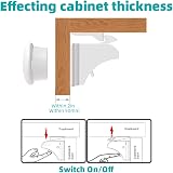 Lychico Child Safety Magnetic Cabinet Locks 10 Locks 2 Keys No Tools view 3