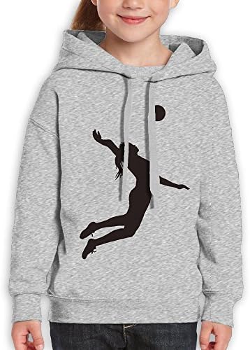 Volleyball Women Youngsters Unisex No Pockets Fashion Baseball Hoodie
