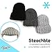 Braxton Hats - Women’s Knit Fleece Beanie - Fisherman Men’s Winter Wool Grey Cap