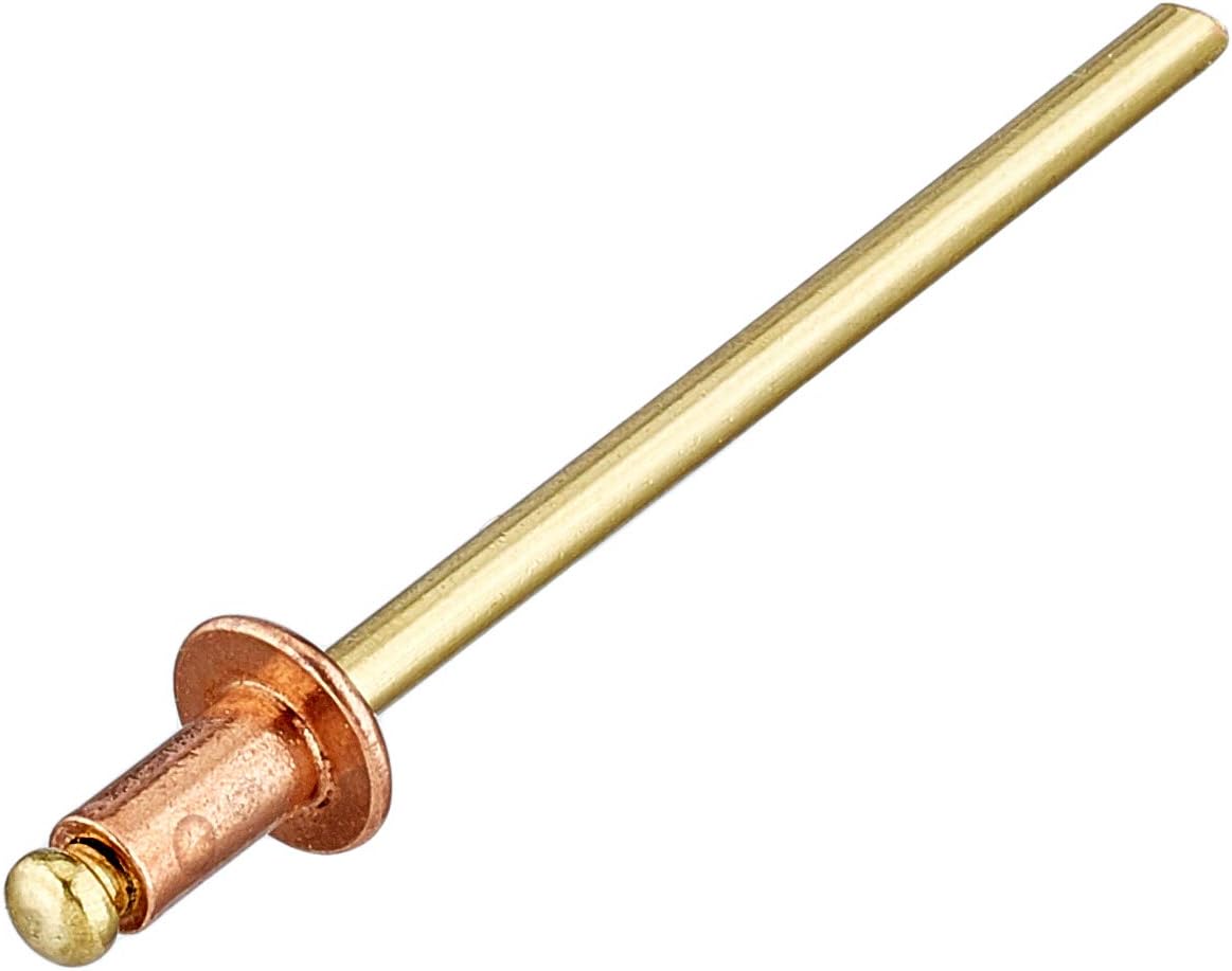 Connex COXT197306 Copper/Bronze Blind Rivets, Brown/Gold, 3.2 x 6 mm, Set of 50 Piece - Image 4