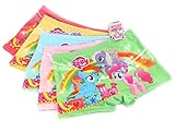 LEMONBABY Little Pony Little Girls' Assorted Boxer Briefs (Pack Of 5) (5-7Y, Mix)