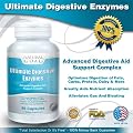 Ultimate Digestive Enzymes - Advanced Digestive Aid Support Complex (90 Caps) - Optimizes Digestion of Fats, Carbs, Protein, Dairy & More - Aid Nutrient Absorption - Lifetime 100% Money Back Guarantee
