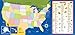 The 50 States: 50 States (Panorama Sticker Storybook)