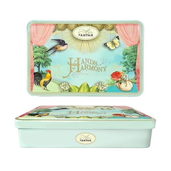 Hand-Cream-Gift-Set-For-Women-4-Hand-Cream-SetShea-Butter-Aloe-VeraTin-BoxUn-Air-dAntan-4-Perfume-Verbena-Floral-Blend-Rose-AlmondFor-HerMum-PresentsSkincare-SetHand-Care-Set Gifts For Women - Hand Cream Gift Set For Women, 4 Pcs Hand Cream Gift Set- Hand Lotion Set With Shea Butter and Sweet…