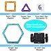 AMOSTING Magnetic Tiles Building Block Educational Toys for Toddlers with Car Wheels
