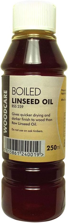 250 ml Boiled Linseed Oil, Natural, 250ml