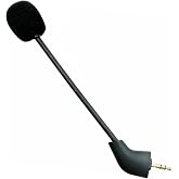 MICMXMO Microphone Replacement for Kingston HyperX Cloud 2 II (Post-2021 2nd Version Wired) Cloud Core Pro X Gaming Headsets Noise Cancelling Mic for Switch PS5 PS4 Mac PC Computer, 3.5 mm Jack