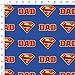 GRAPHICS & MORE Superman Super Dad Shield Logo Gift Wrap Wrapping Paper Rolls