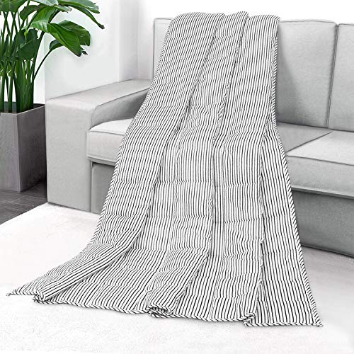 Weighted Blanket 15 LBS 60X80 Queen King Size OekoTEX Certified Soft