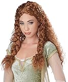 California Costumes Women's Viking Princess Wig Ren Faire, Brunette, One Size