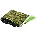 Rantanto Silk Brocade Coin Cash Purse Wallet Jewelry Pouch Bag With Tassel (BGS0001 12 Packs Set)