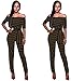 Women Off Shoulder One Piece Bodycon Bandage Long Pants Jumpsuits Rompers