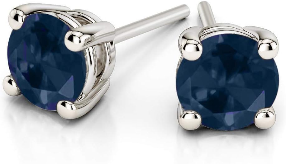 Tanache Natural Diamond Earrings 1/2 Carat Diamond Stud Earrings For Women 10K 100% Real Diamond Earrings Gifts for Her