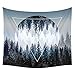 Moon Tapestry Wall Tapestry Wall Hanging Tapestries Sunset Forest Tapestry Ocean Mountains Tapestry Art Nature Tapestry for Men Home Dorm Decor 82 x 59 Inches