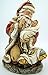 Kneeling Santa with Infant Figurine Resin Christmas Tree Ornament, 5 Inch