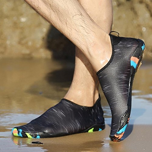 Sunshinehomely Women Men Water Shoes, SHY Quick-Dry Barefoot Men Women Yoga Surf Outdoor Water Sport Diving Swim Beach Snorkeling Socks (US:9.5 (43))