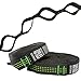 Double Parachute Camping Hammock with Straps & Carabiners by Mad Grit