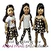 Ari and Friends Fits American Girl 18 inch Dolls - Emoji Bathing Suit Smiley face print - 18 Inch Doll Clothes - Designed In USA to Fit 18 inch Dolls - A modern twist of traditional 18” doll