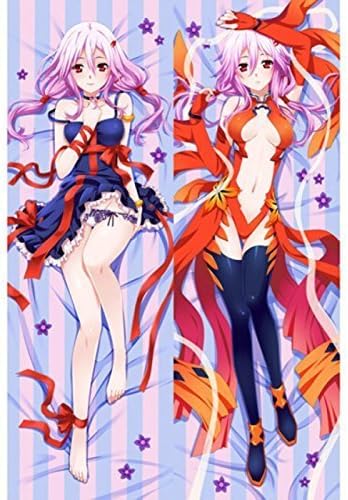 Pillow Cover Dakimakura case peach skin 3D Print 59.06x19.7 inch 01 Guilty Crown Lovely Gift